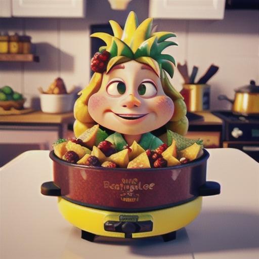 Slow Cooker Pineapple-Cranberry Dump Cake