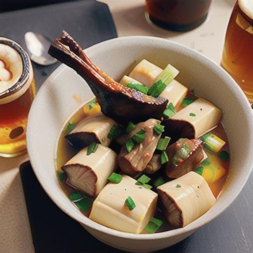 Lamb shank & ale hot pot