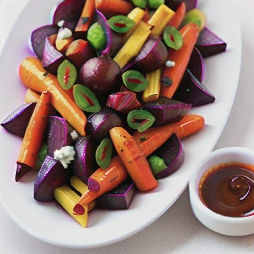 Honey-Balsamic Glazed Roasted Beets & Carrots