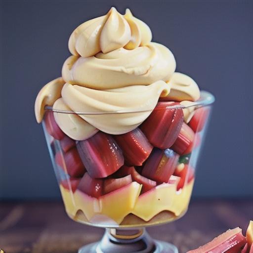 Rhubarb fool