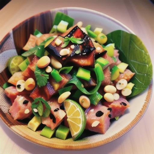 Spicy Ahi Poke Salad