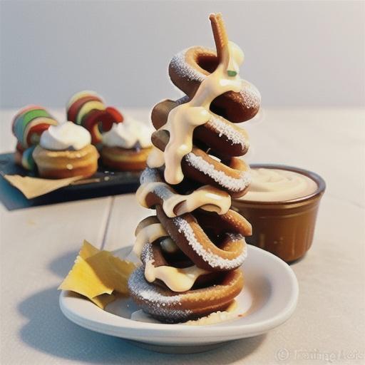 Churros bites with Baileys condensed milk dip recipe