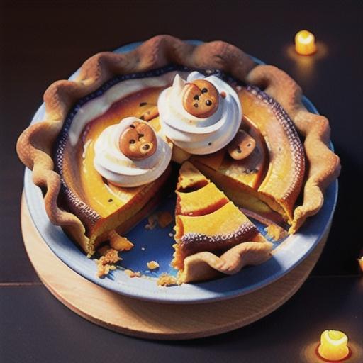 Spiced pumpkin pie