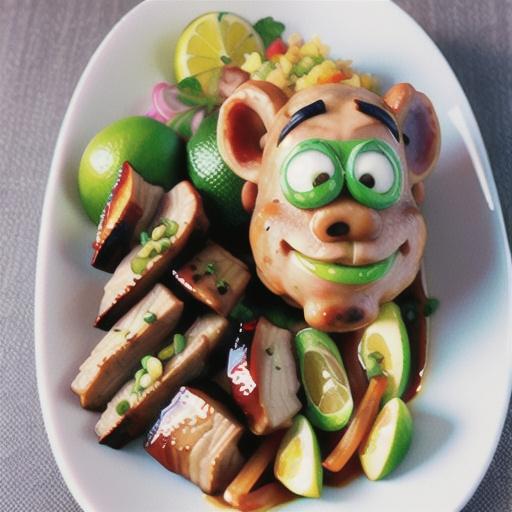 Honey lime braised pork