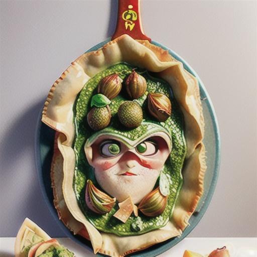 Prosciutto, artichoke and pesto filo pie recipe