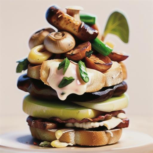 Chorizo, mushrooms and brie on sourdough