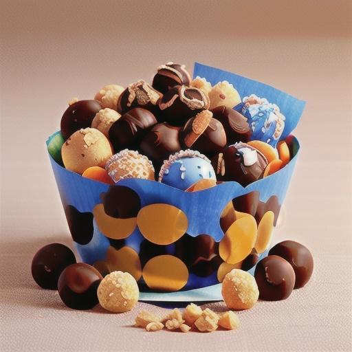 Orange crunch truffles