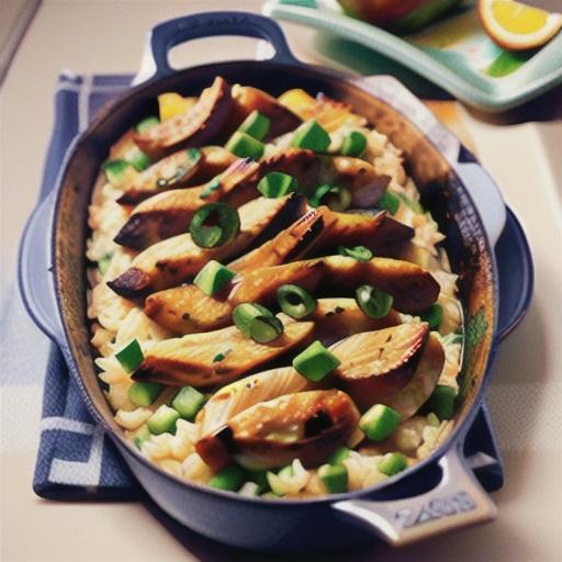 Easy Mexican-style chicken and rice bake recipe