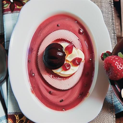 Chilled Raspberry Soup