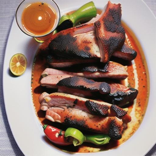 Sweet chilli marinated pork ribs