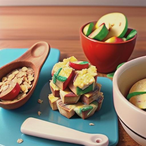 Applesauce Oatmeal Bites