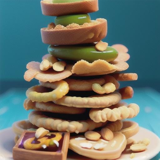 Honey Nut Stacks of Snacks