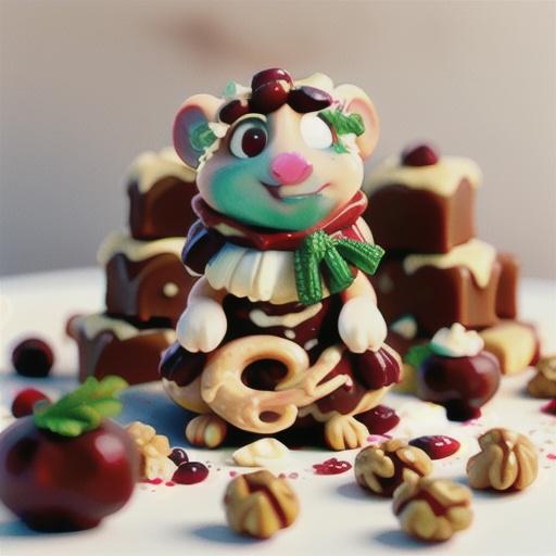 White Cranberry Walnut Nutmeg Fudge