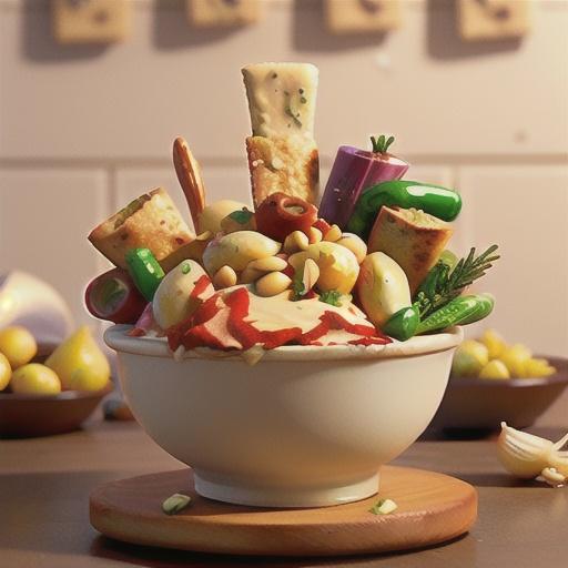 Joe's Hummus with Pine Nuts