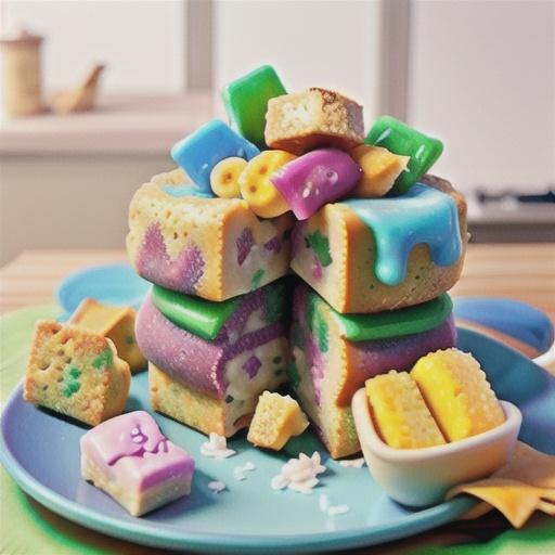 Chewy rice bubble bars