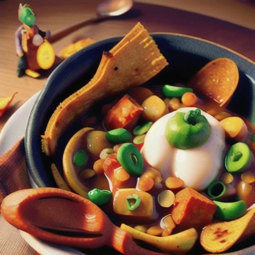 Spooky Slow Cooker Turkey Lentil Chili