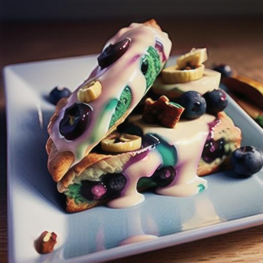 Blueberry, Banana, and Walnut Scones