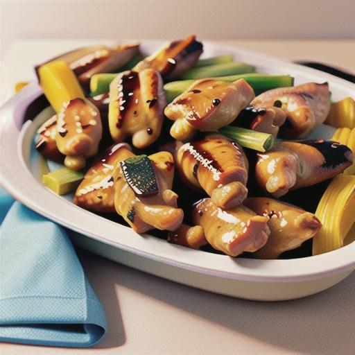 Microwave BBQ Chicken Wings