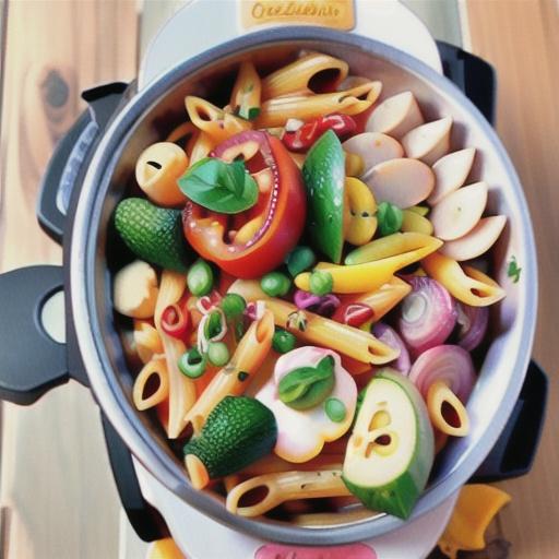 Pressure Cooker Pasta Primavera