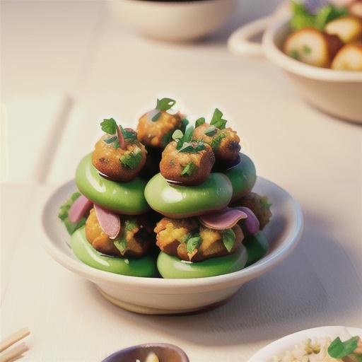 Filled Rice Fritters