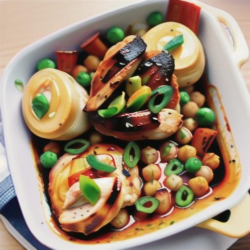 Paprika Chicken with Chickpeas