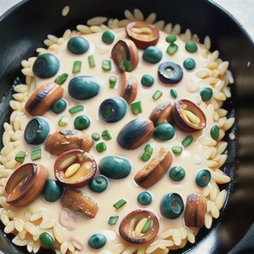 Creamy Chicken Boursin Orzo Bake