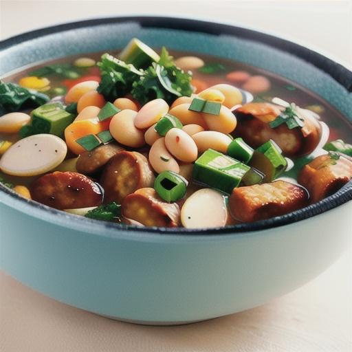 Sausage, Kale, and White Bean Soup