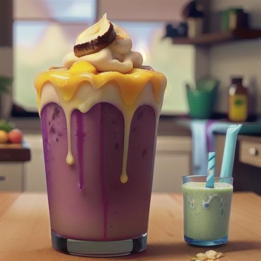 Peaches 'N Cream Banana Breakfast Smoothie