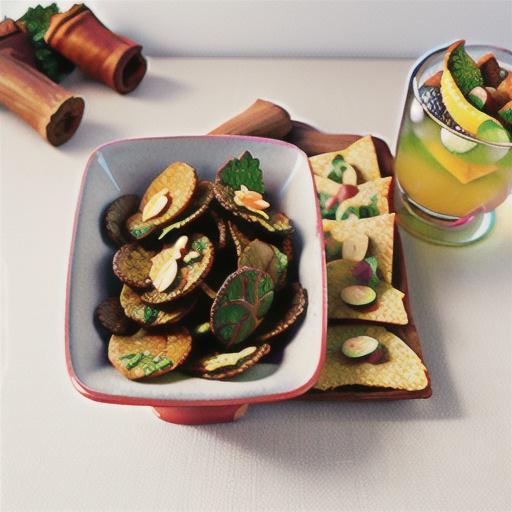 Salt & cinnamon kale crisps