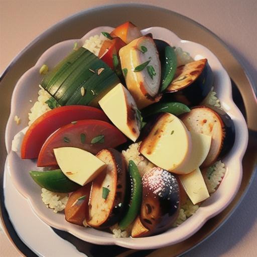 Couscous & chicken bake