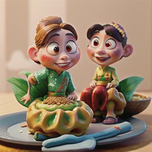 Sesame and peanut sticky rice dumplings