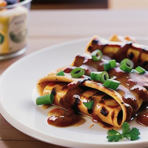 Spicy beef enchiladas