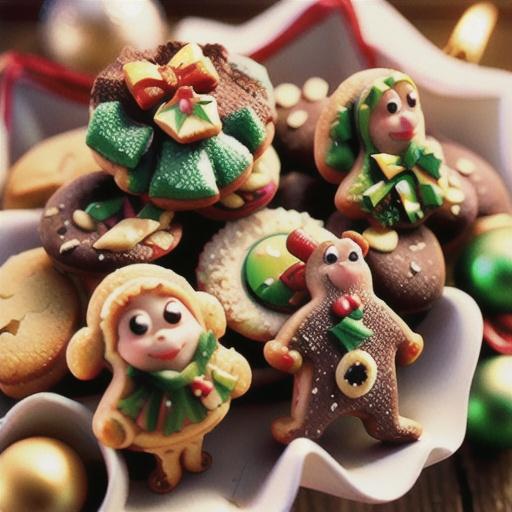 Candied Christmas Cookies