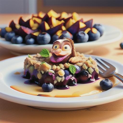 Vegan Blueberry Crisp