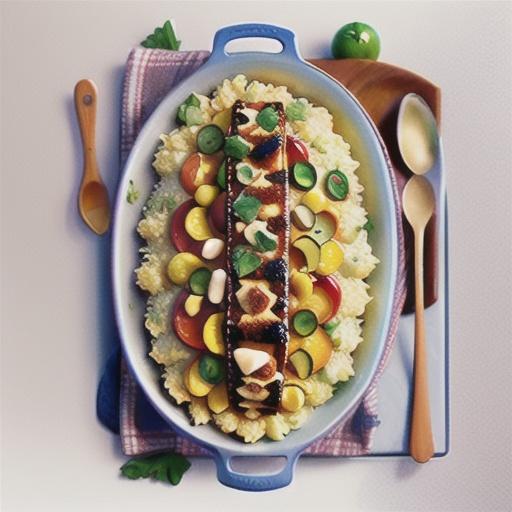 Creamy fish and veggies recipe