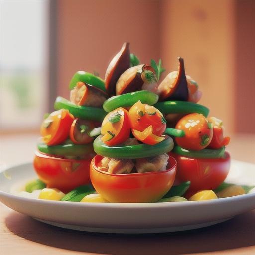 Tuna-filled tomatoes