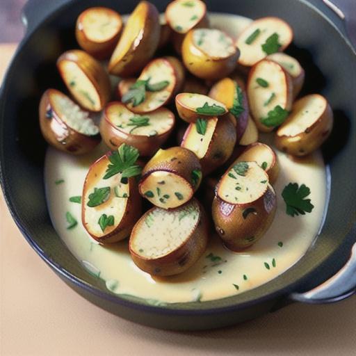 Roasted Garlic-Parmesan Fingerling Potatoes