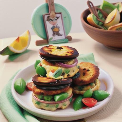 Spiced pork patties with tahini sauce