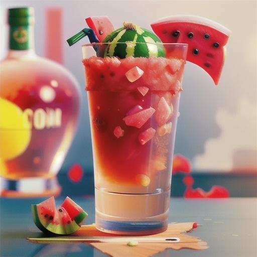 Watermelon Vodka Martini