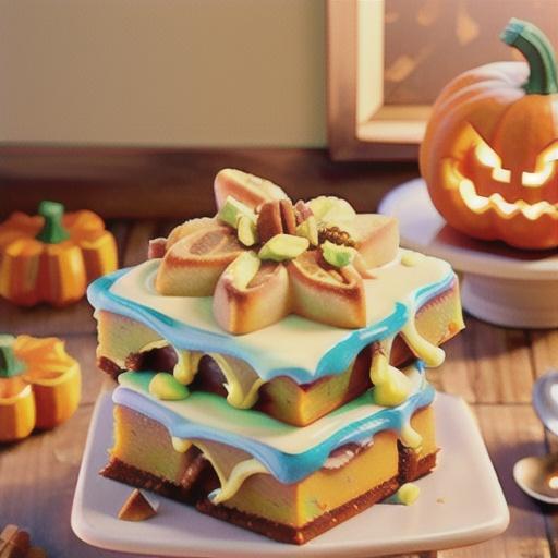 Orange-Spice Pumpkin Bars with Browned Butter Frosting