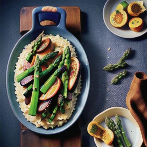 Risotto with asparagus