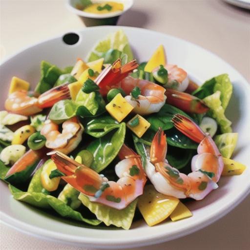 Prawn caesar salad