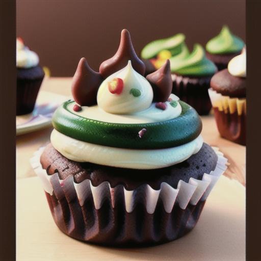 Chocolate Zucchini Cupcakes