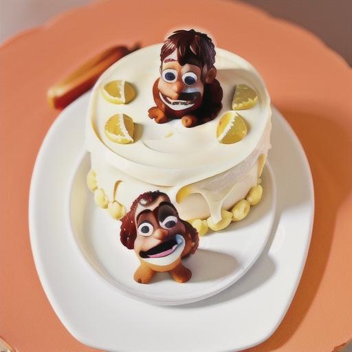 Gingerbread cakes with lemon icing