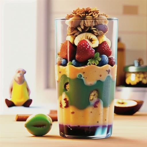 Granola Berry-Banana Smoothies