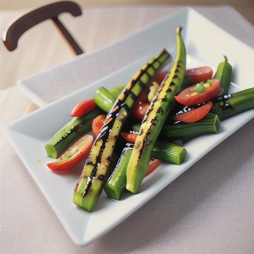 Grilled Okra