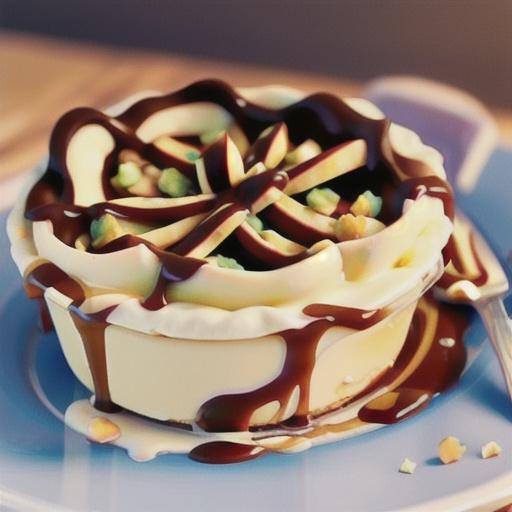 Freezer Caramel Drizzle Pie