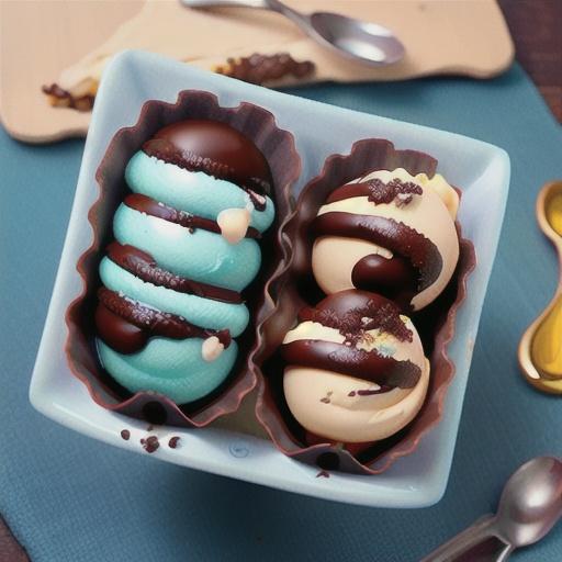 Dairy-free chocolate avocado ice-cream