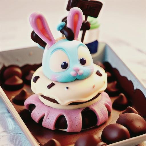 Chocolate Bunny Butt Cake
