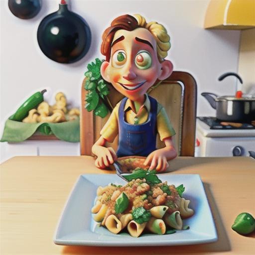 Cauliflower pasta with chilli and parsley breadcrumbs